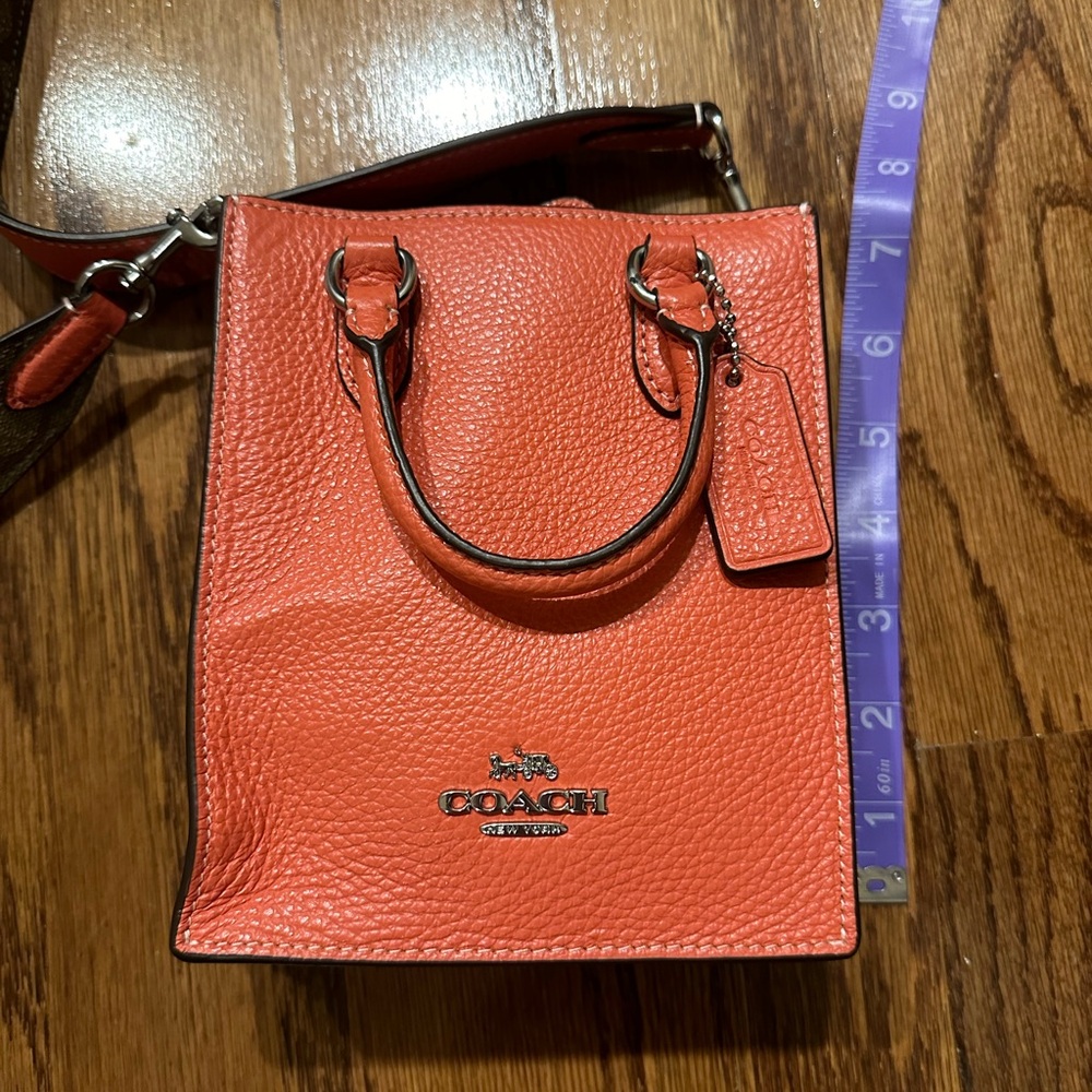 New unused Coach Mini North South Tote - Picture 9 of 16